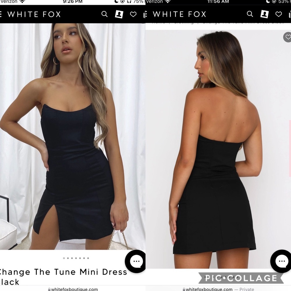 Change The Tune Mini Dress Black
